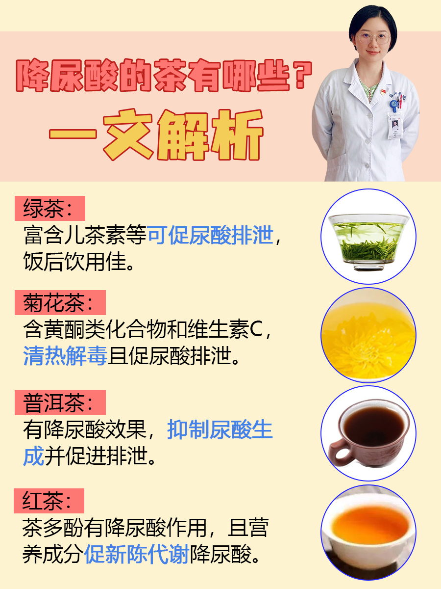 降尿酸的茶有哪些？一文解析