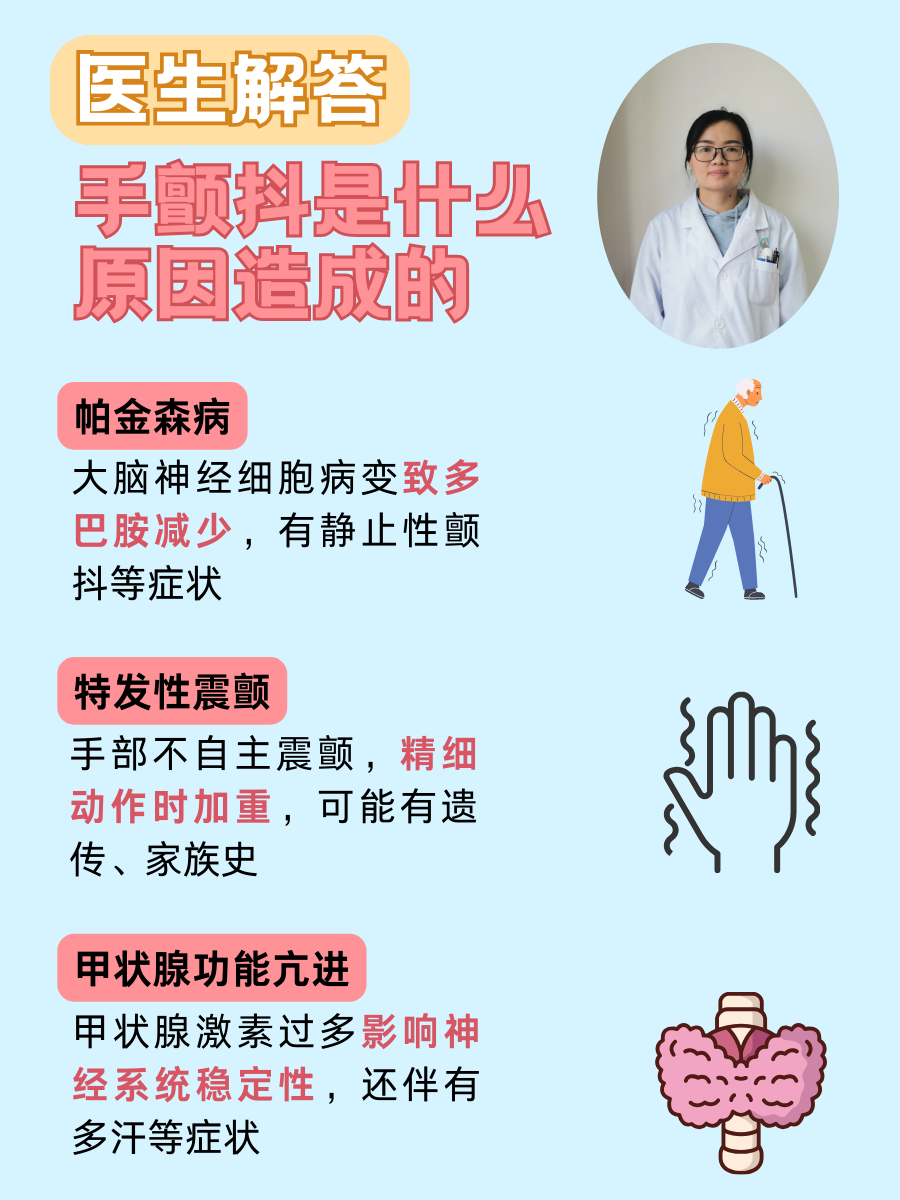 医生解答：手颤抖是什么原因造成的