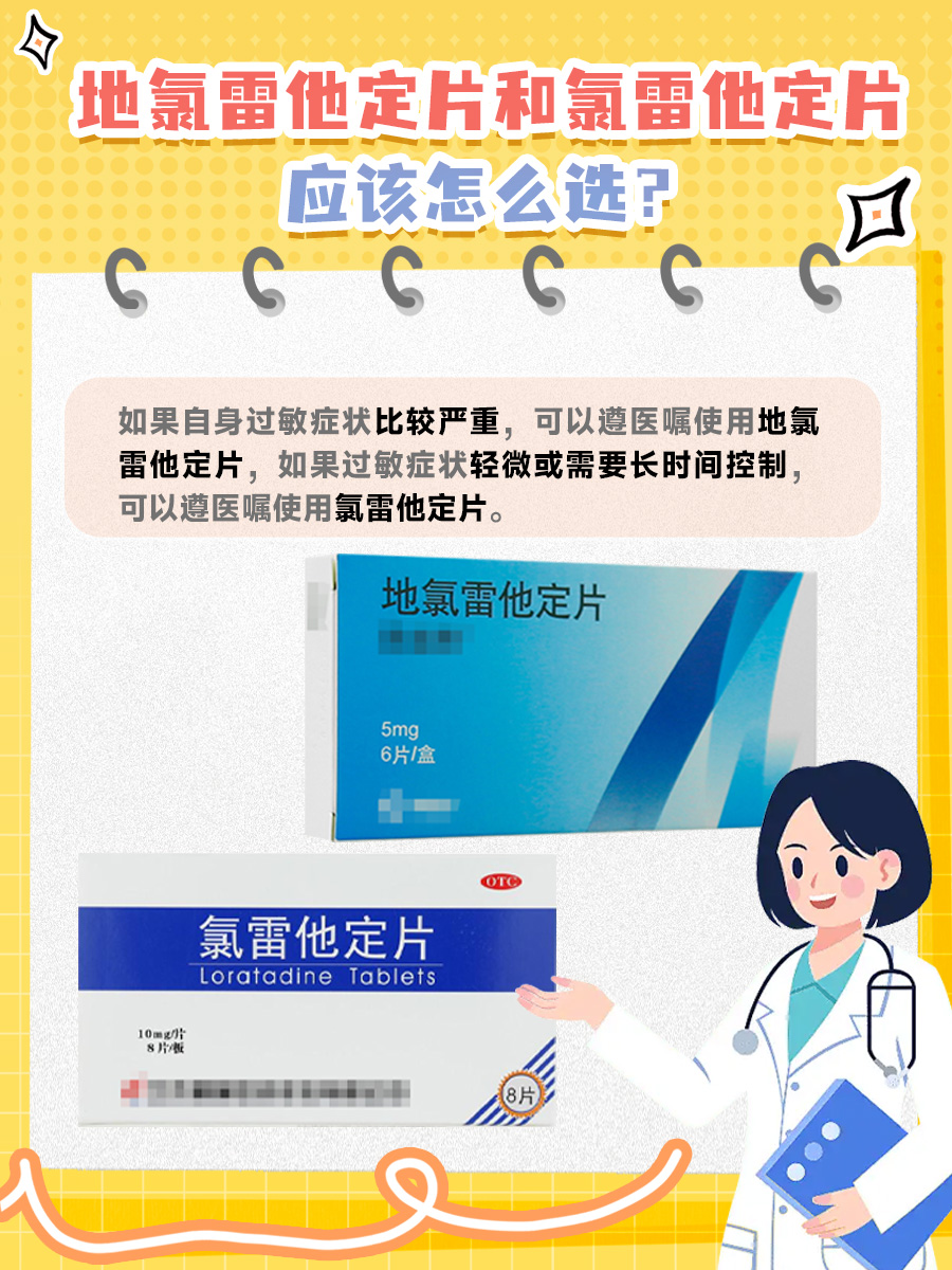 地氯雷他定片与氯雷他定片有什么区别？哪个好？