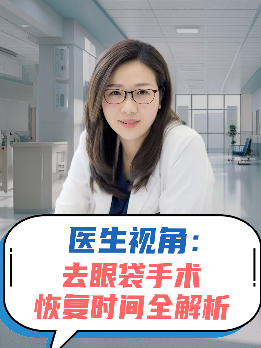 医生视角:去眼袋手术恢复时间全解析