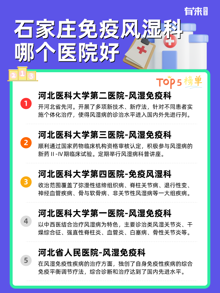 石家庄免疫风湿科哪个医院好