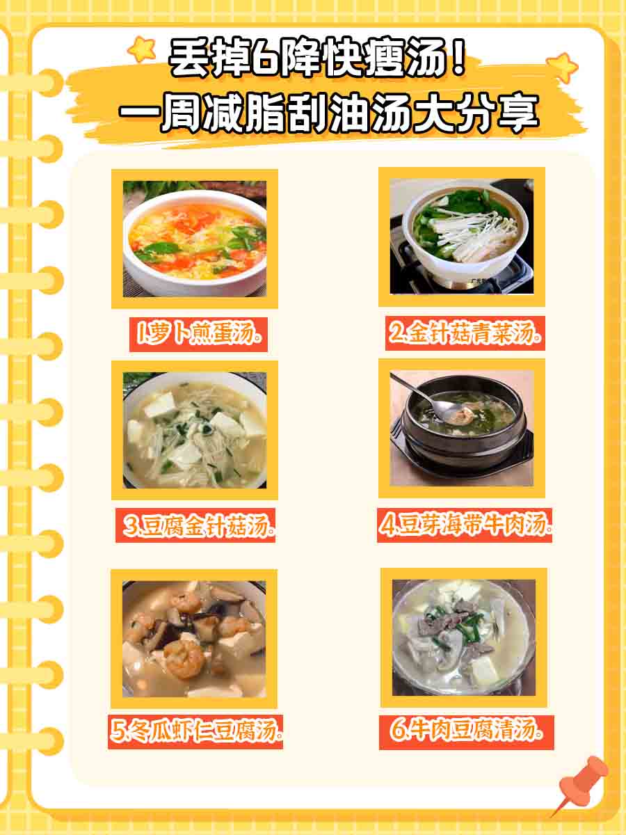 6降快瘦汤不是减肥神药，家常汤减肥更健康！