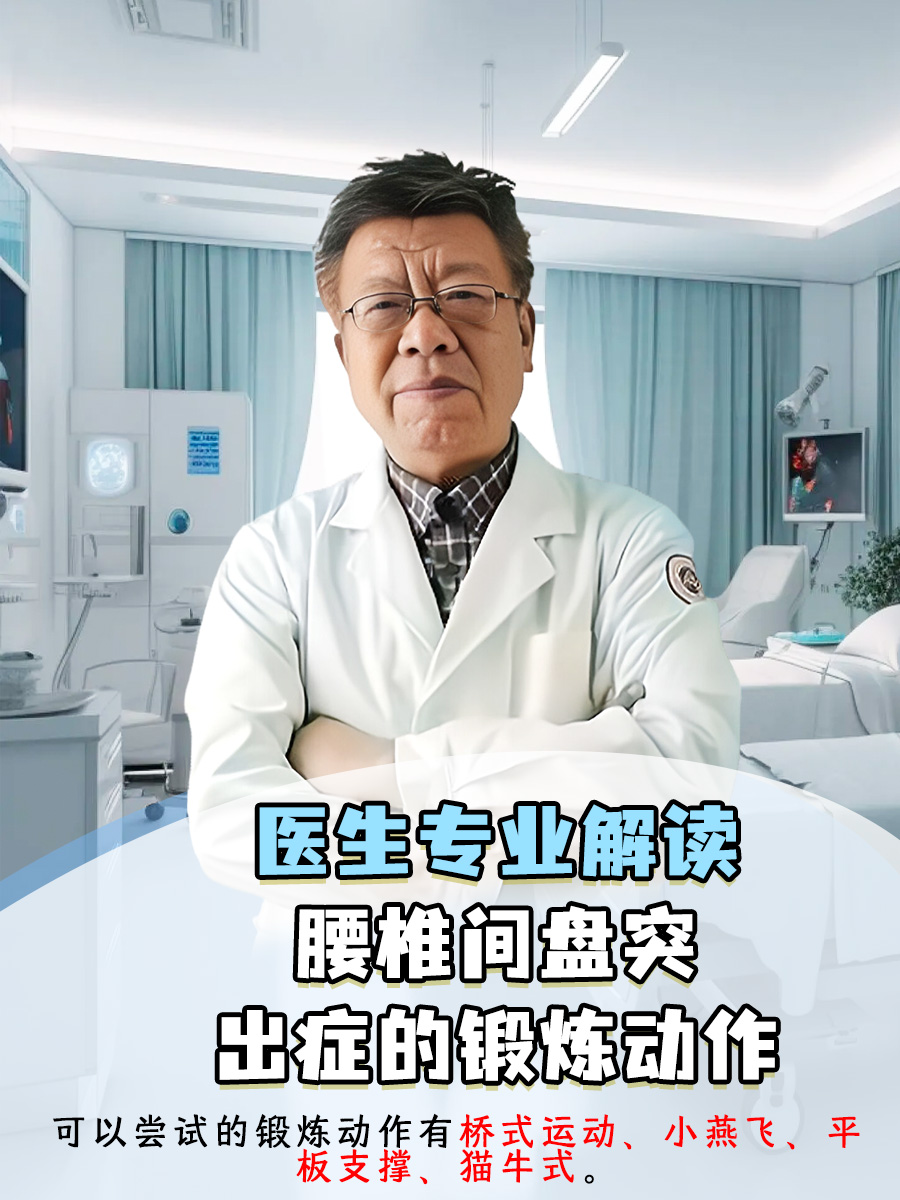 医生专业解读：腰椎间盘突出症的锻炼动作