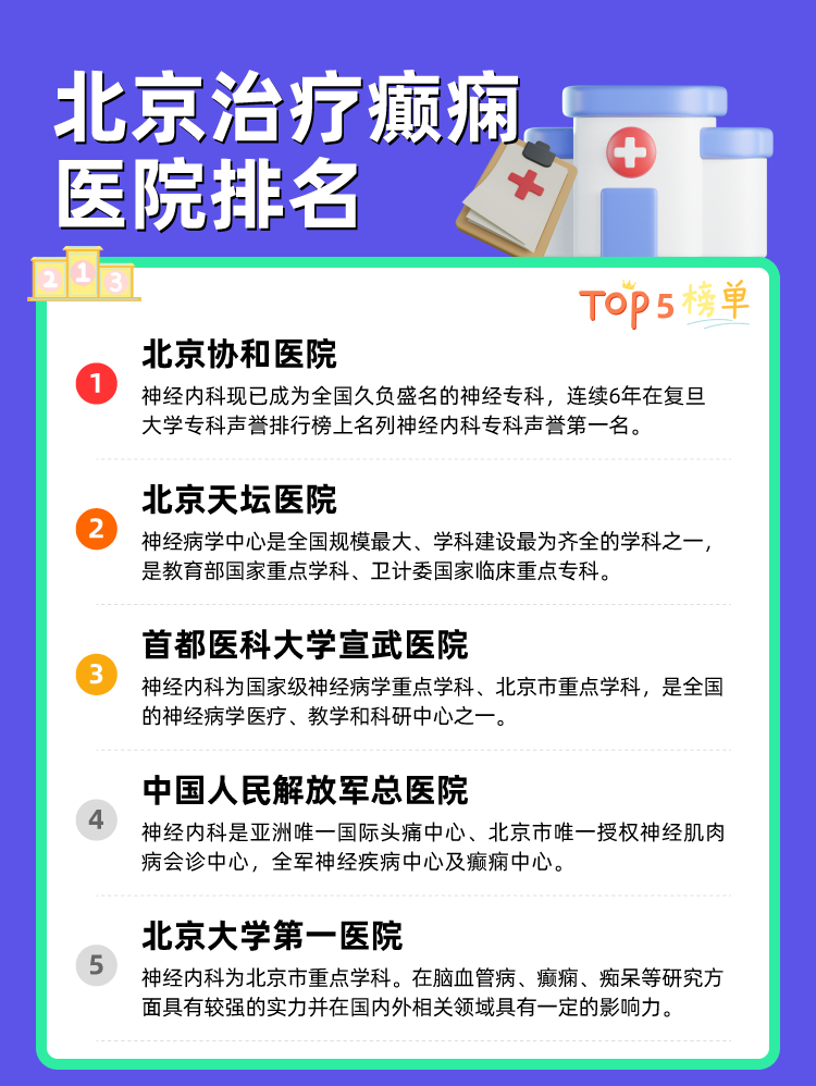 北京治疗癫痫医院排名