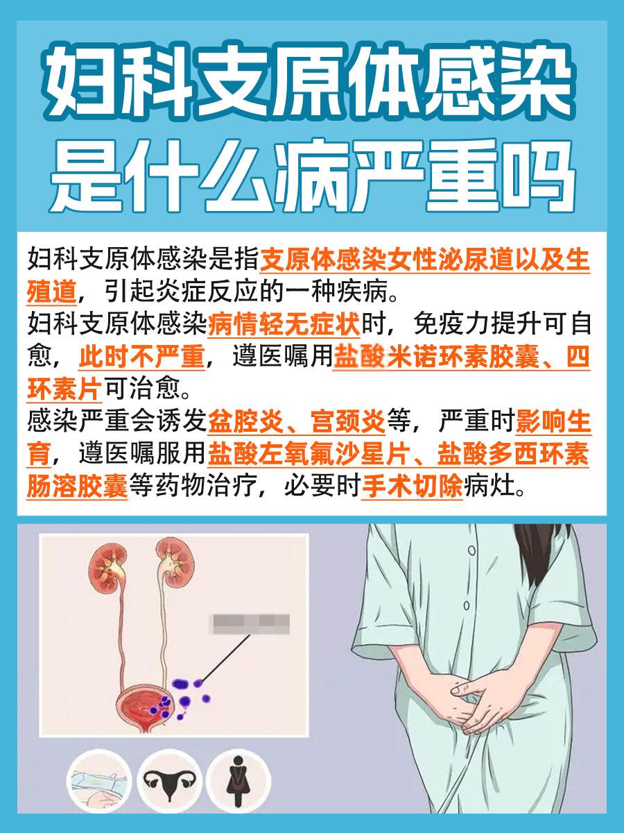 医生解答:妇科支原体感染是什么病,严重吗