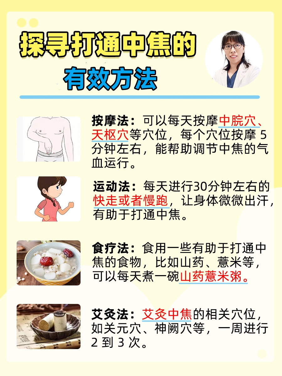 探寻打通中焦的有效方法