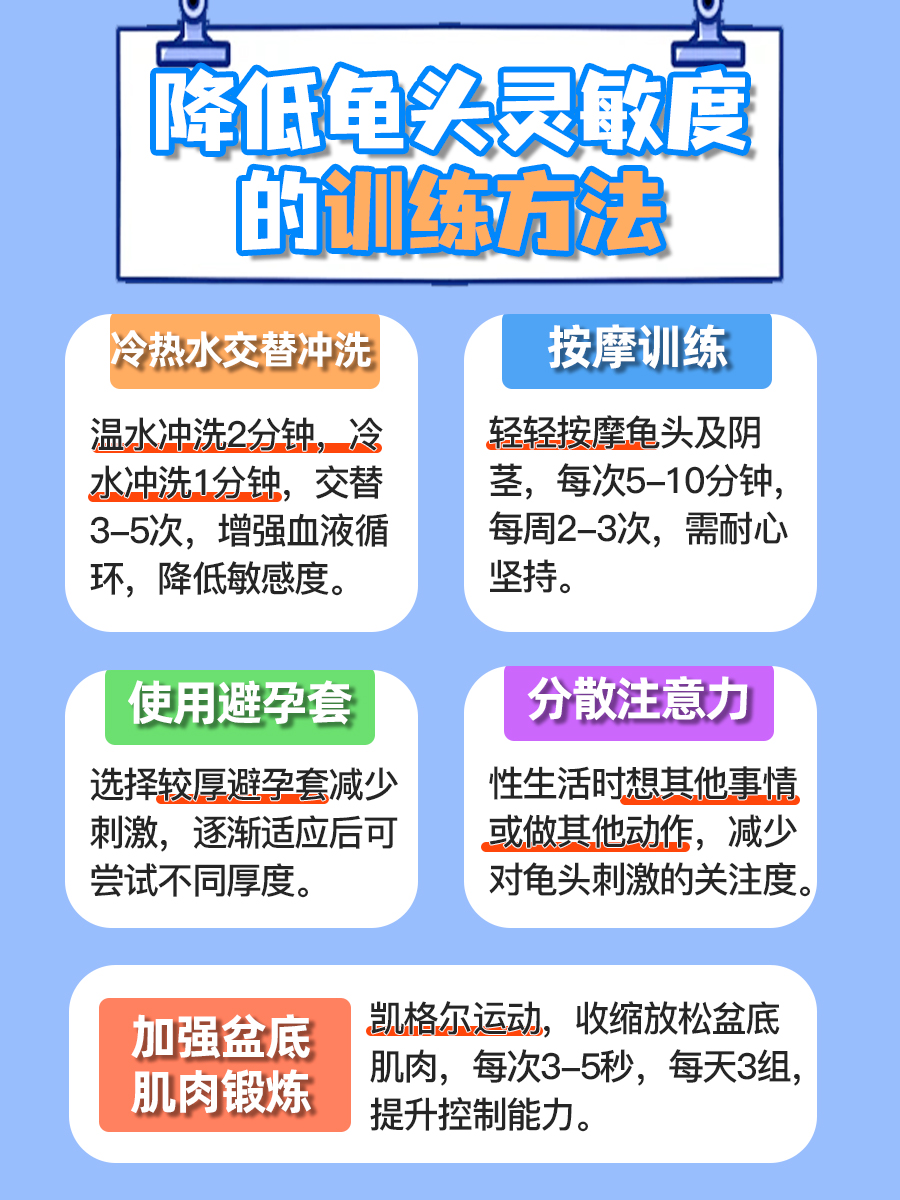 男性必看！降低龟头灵敏度的日常训练全攻略