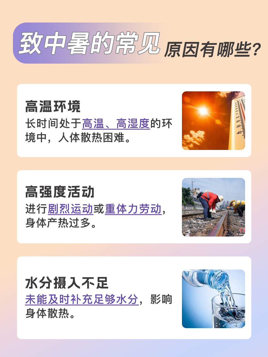 探究：中暑的症状有哪些？