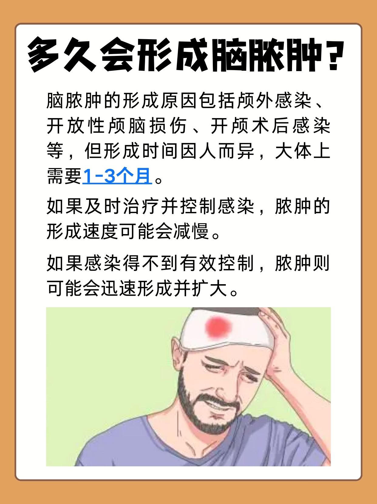 揭秘脑脓肿形成经过,需要多长时间?
