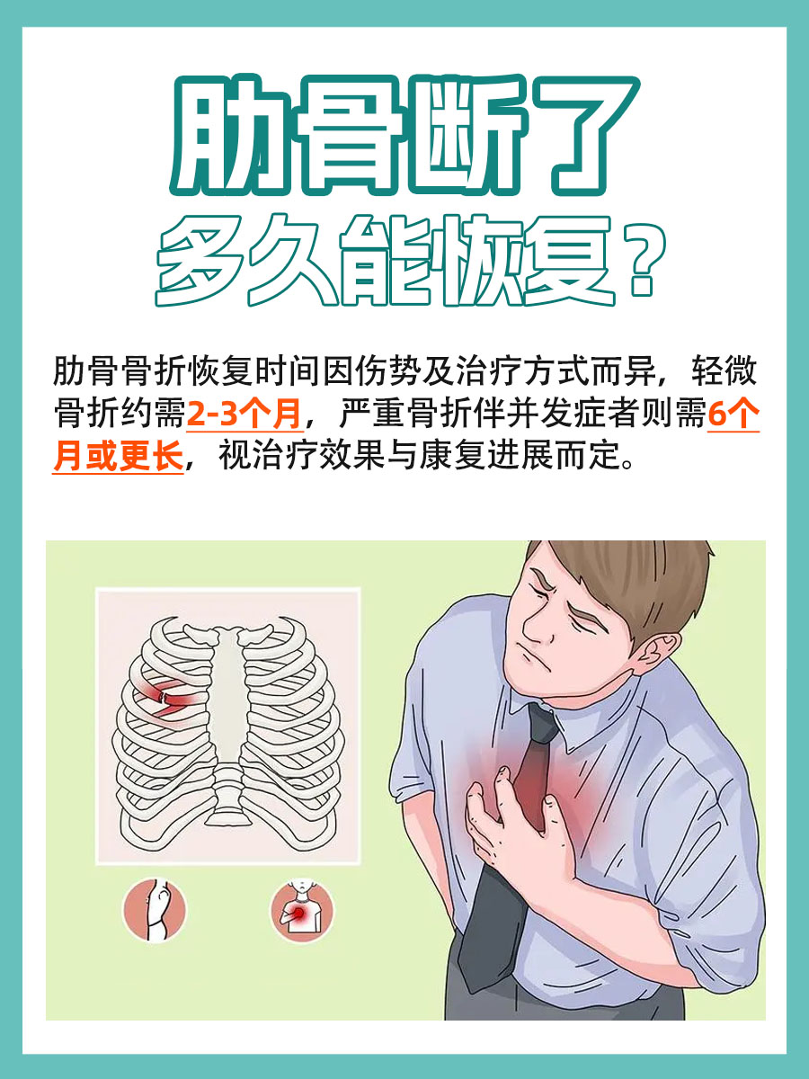 肋骨断了多久能恢复？看这里就懂了