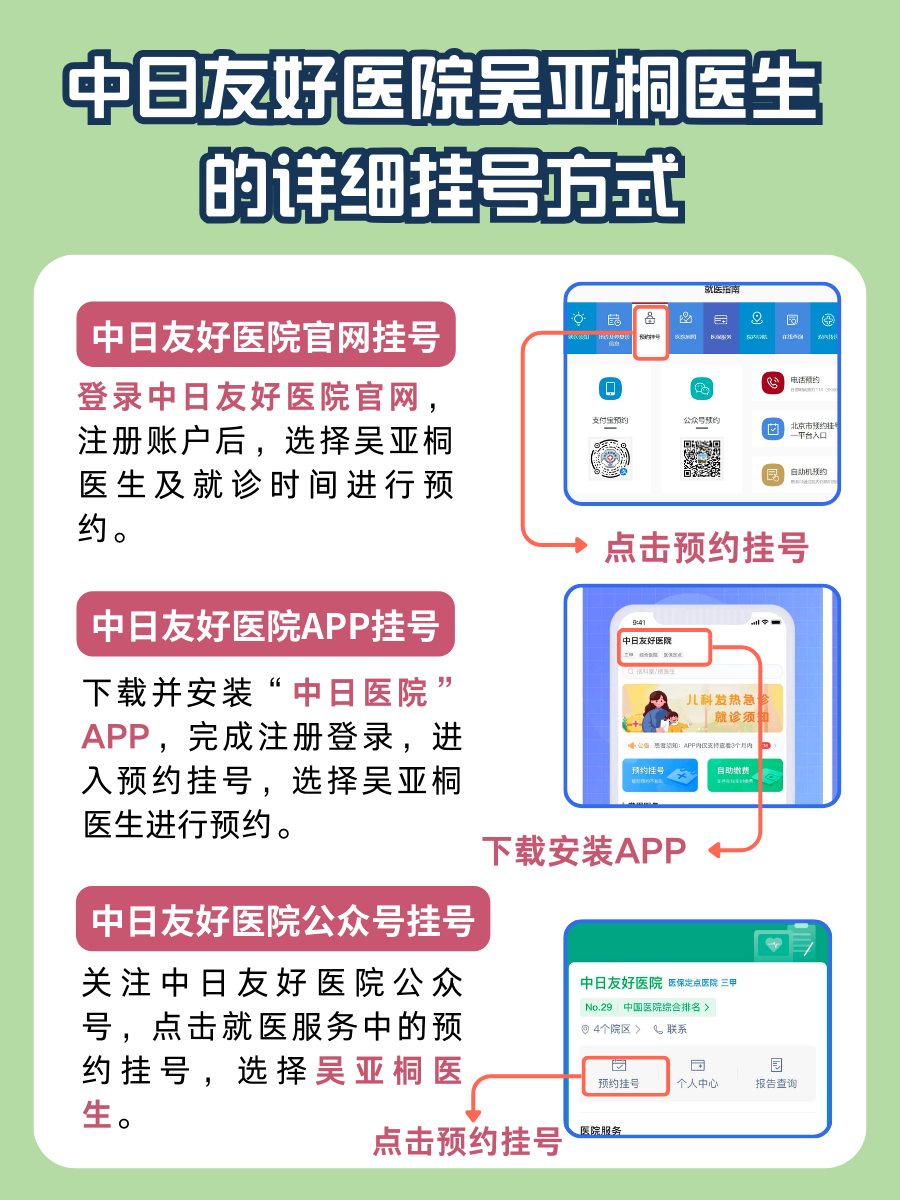 中日友好医院吴亚桐医生怎么样？怎么挂号？