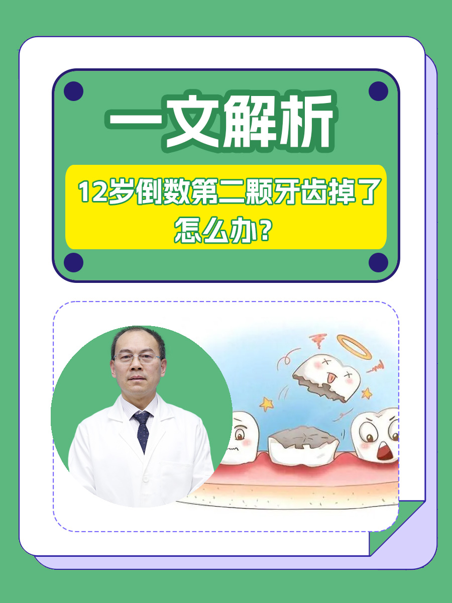 12岁倒数第二颗牙齿掉了怎么办？一文解析