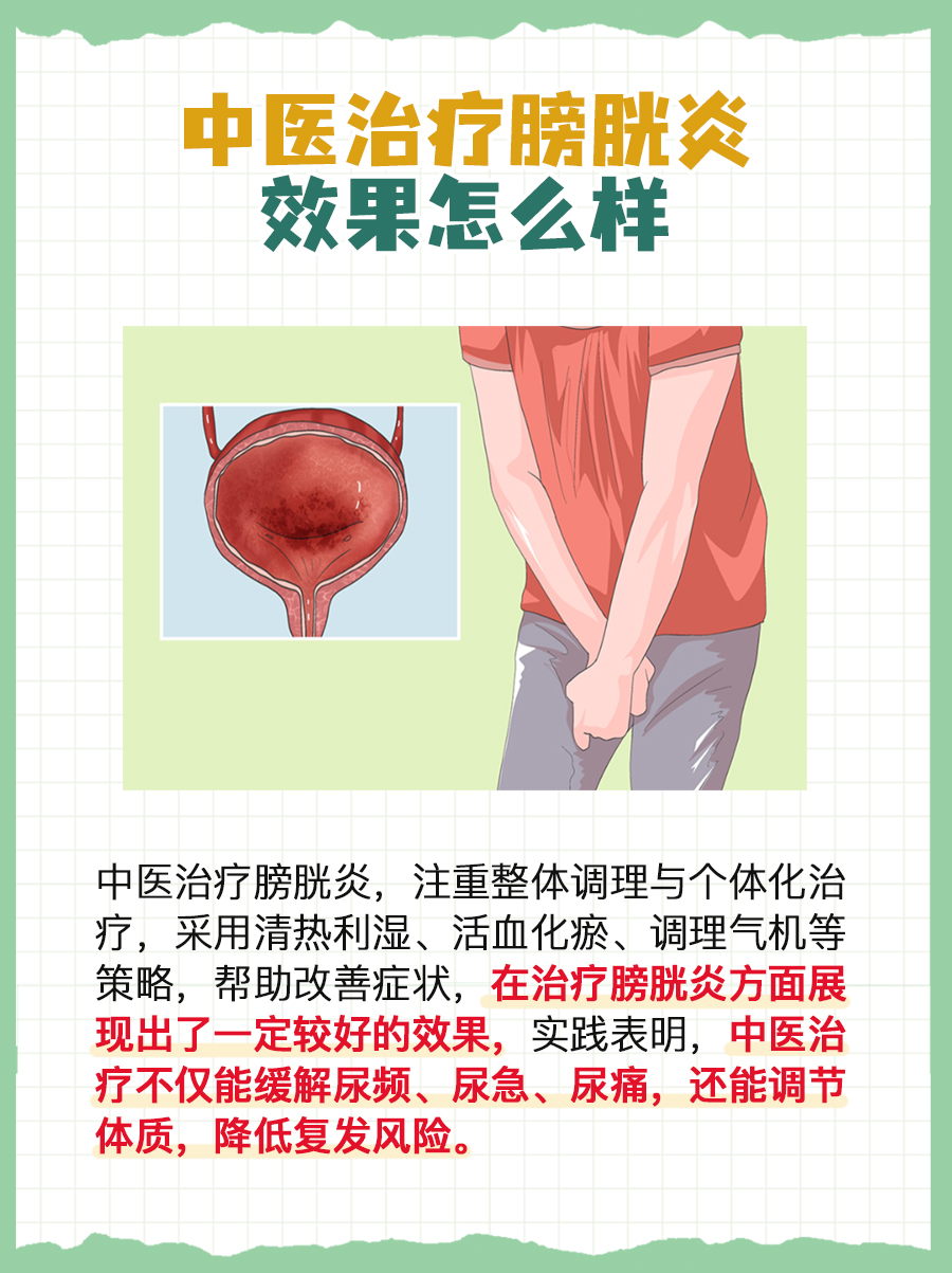 探究:中医治疗膀胱炎效果怎么样