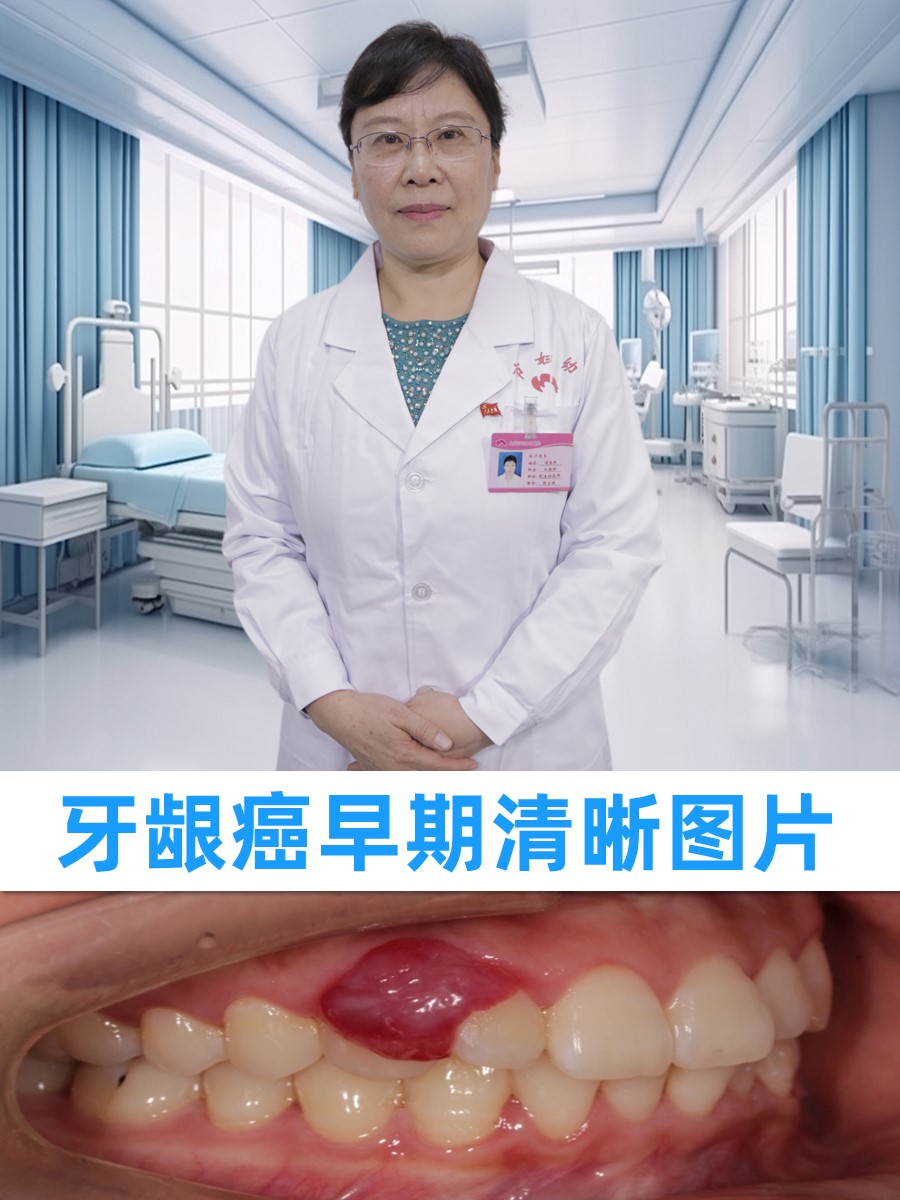 牙龈癌早期清晰图片