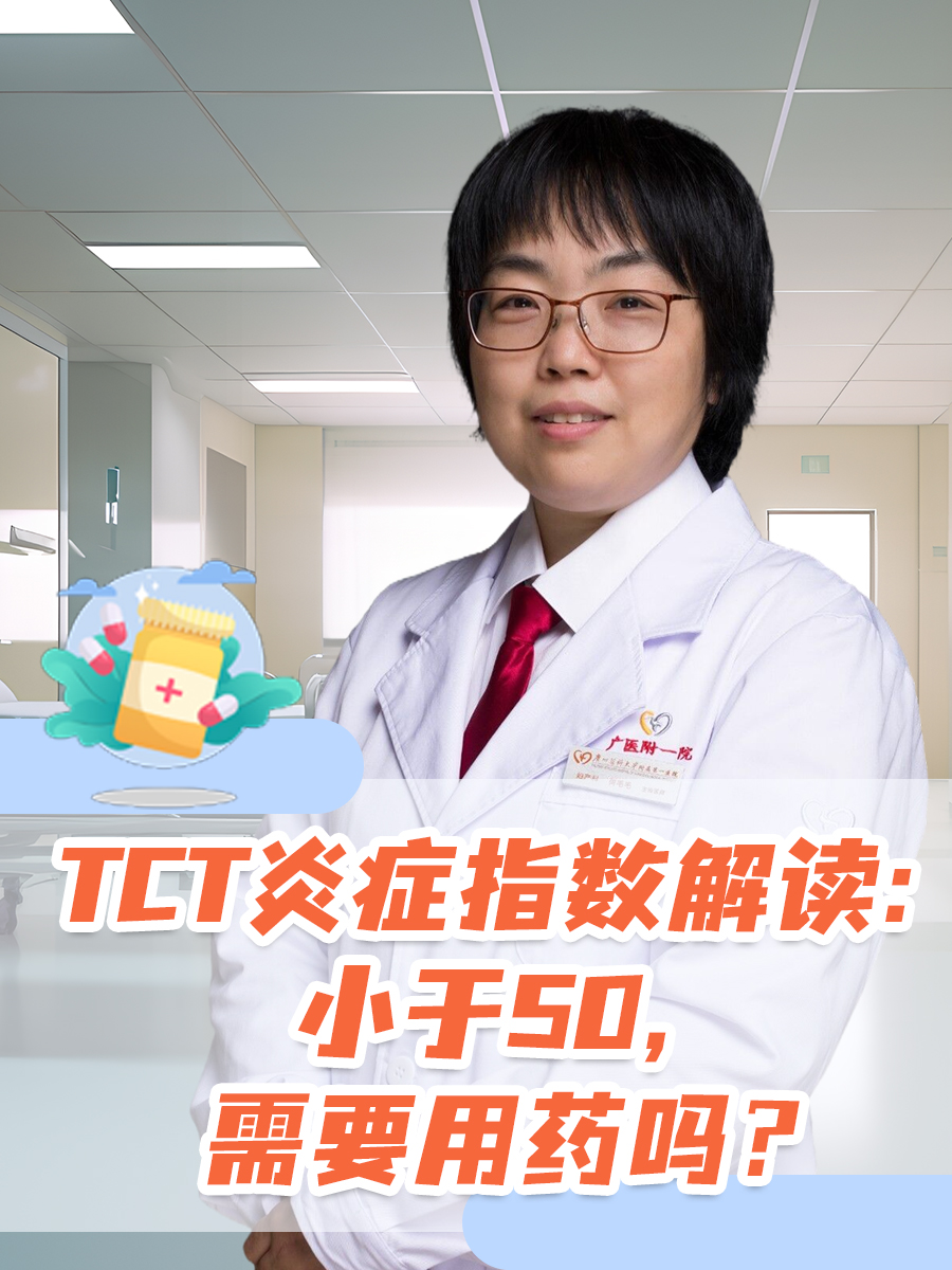 TCT炎症指数解读：小于50，需要用药吗？