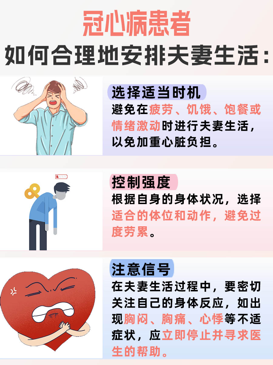 冠心病患者能否畅享爱的乐章？夫妻生活健康秘籍