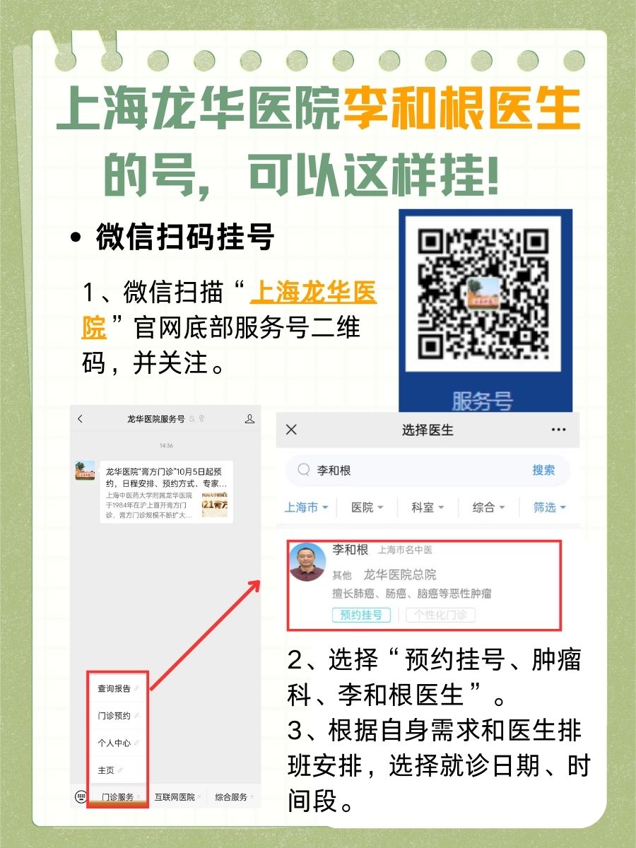 上海龙华医院李和根医生怎么样？怎么挂号？