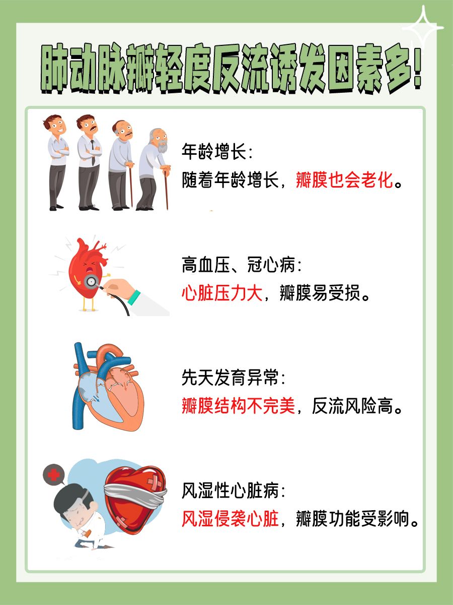 肺动脉瓣轻度反流？别慌！