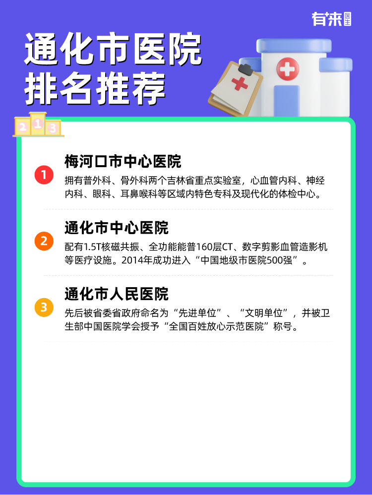 通化市医院排名推荐