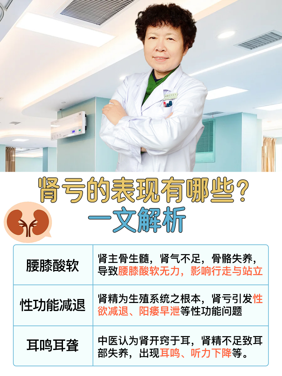 肾亏的表现有哪些？一文解析