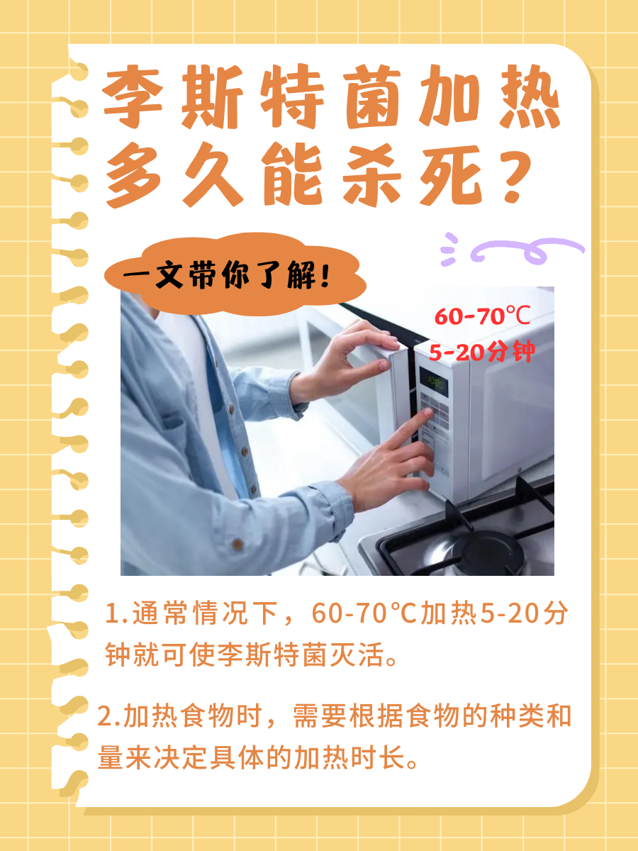 李斯特菌加热多久能杀死？一文带你了解！
