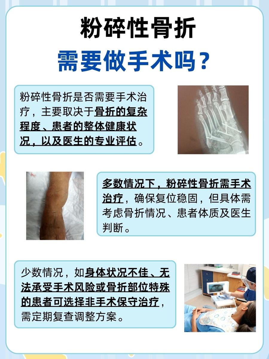 粉碎性骨折来袭？手术or保守？医生揭秘治疗！