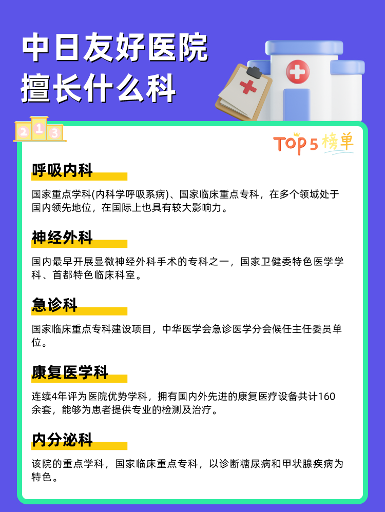 中日友好医院擅长什么科