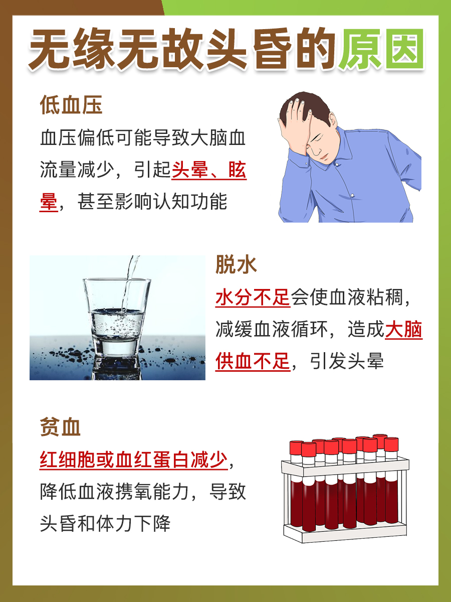 突然头昏不适：揭秘无缘无故头晕的潜在原因