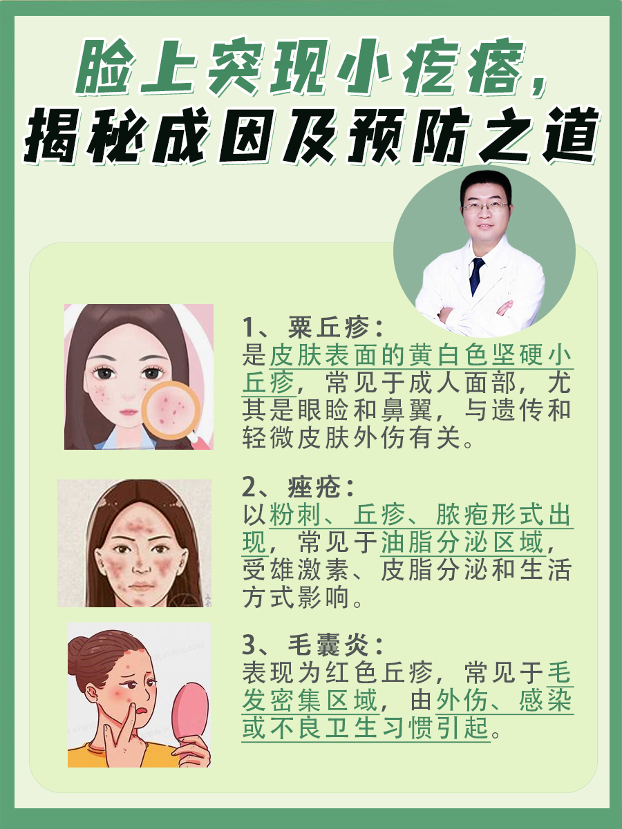 脸上突现小疙瘩，揭秘成因及预防之道