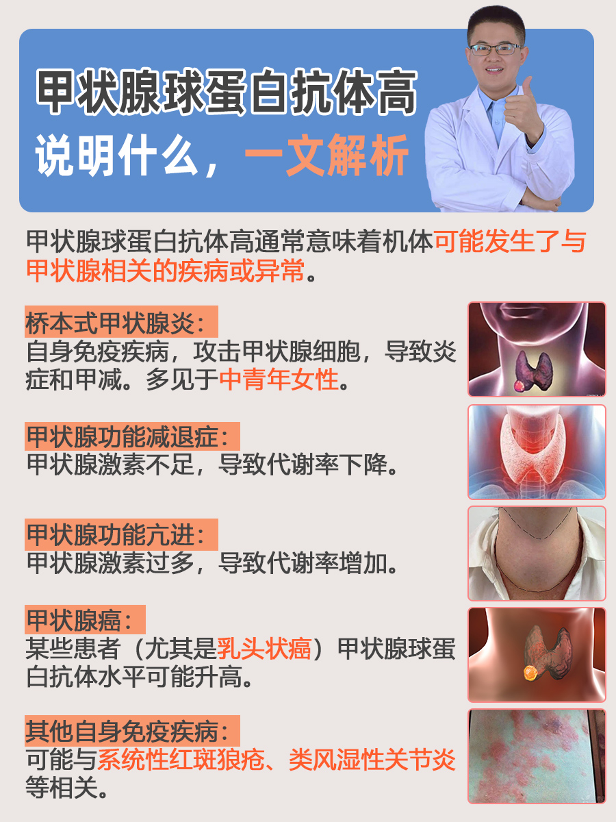 甲状腺球蛋白抗体高说明什么，一文解析