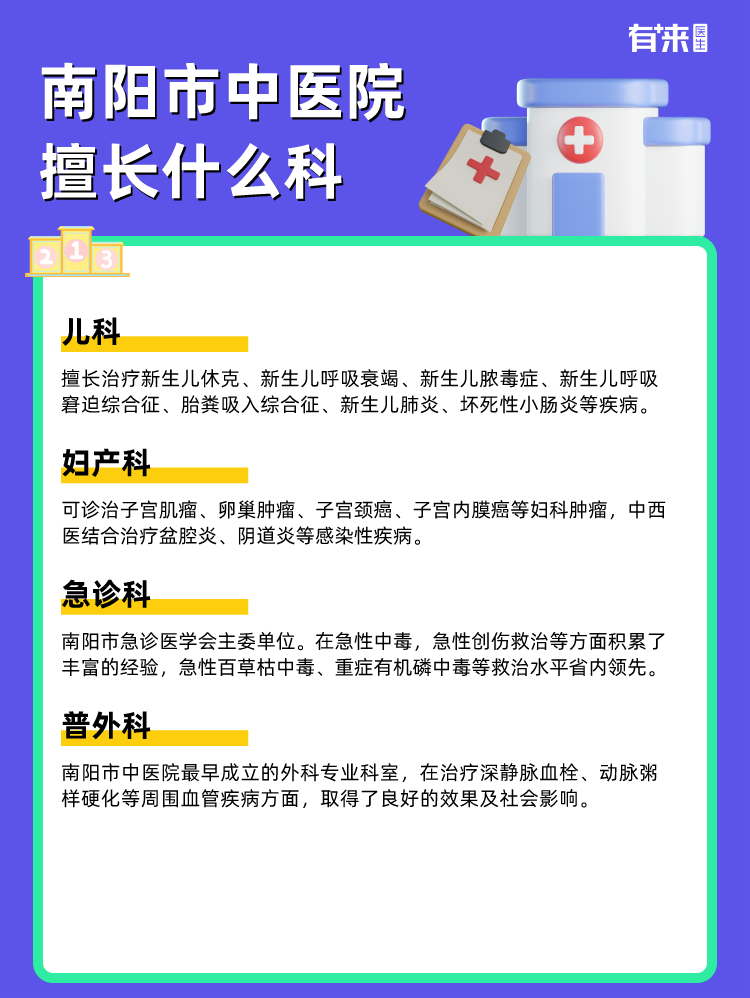 南阳市中医院擅长什么科