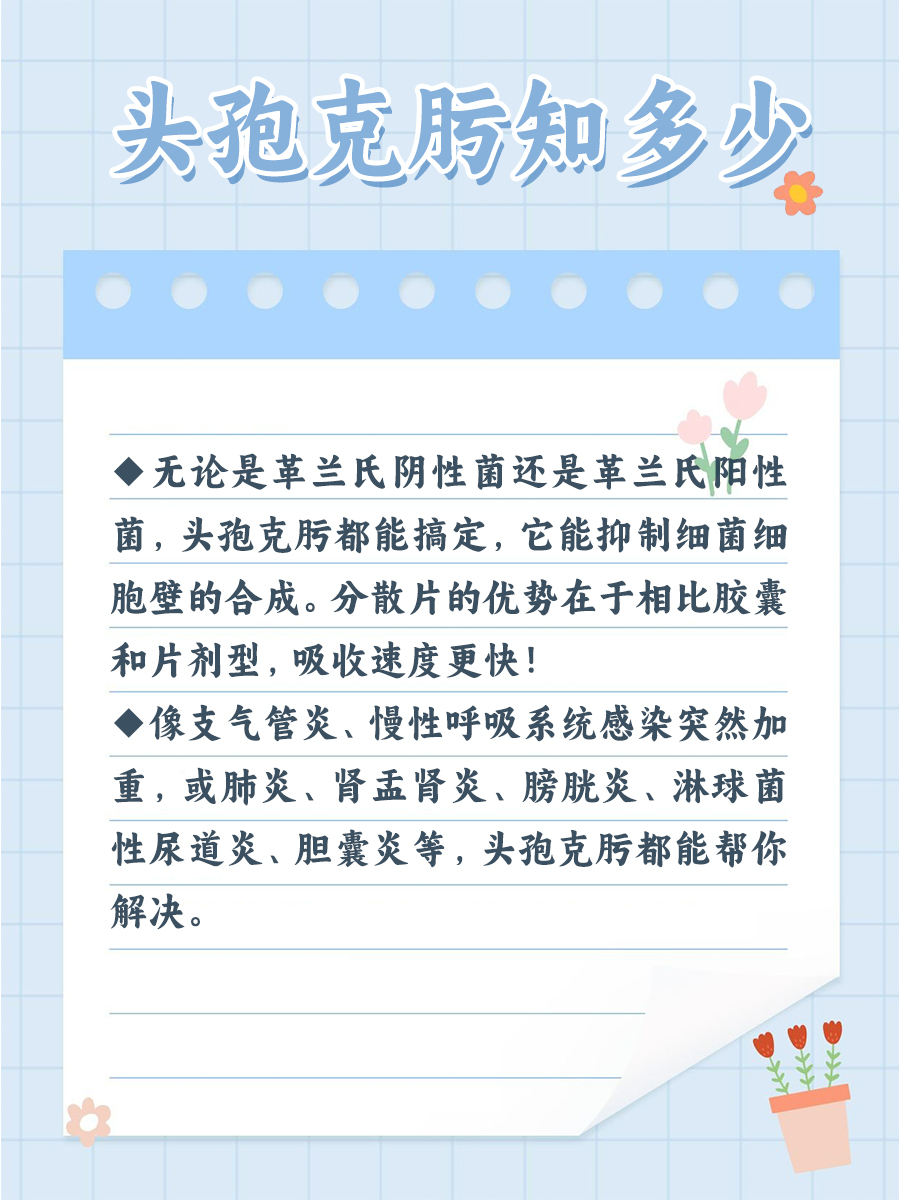 安全用药小讲堂｜头孢克肟知多少