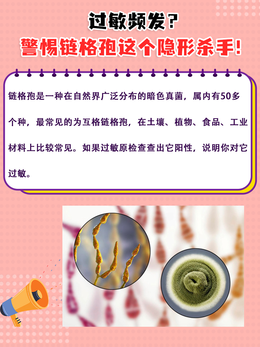 过敏频发？警惕链格孢这个隐形杀手！