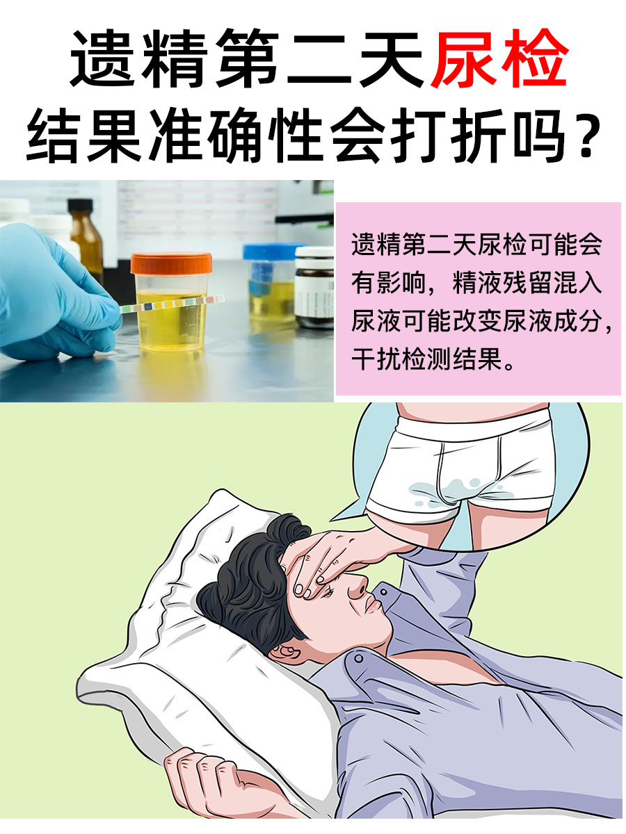 遗精第二天尿检，结果准确性会打折吗？