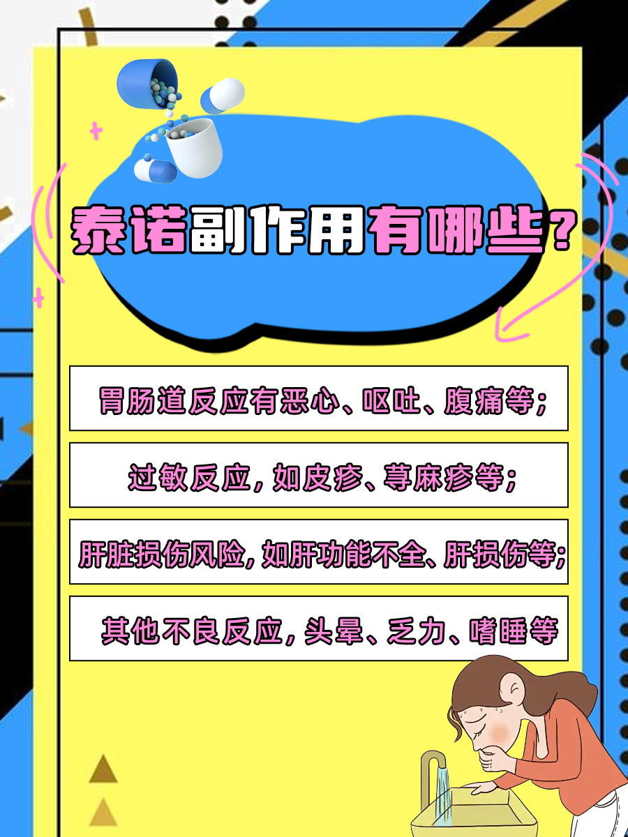 泰诺副作用大盘点，你中招了吗？