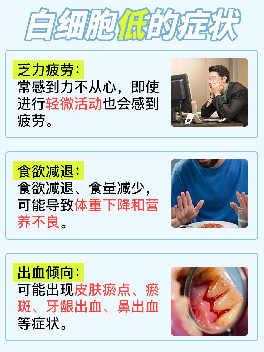 白细胞偏低：带你了解潜在危害与不可忽视的症状