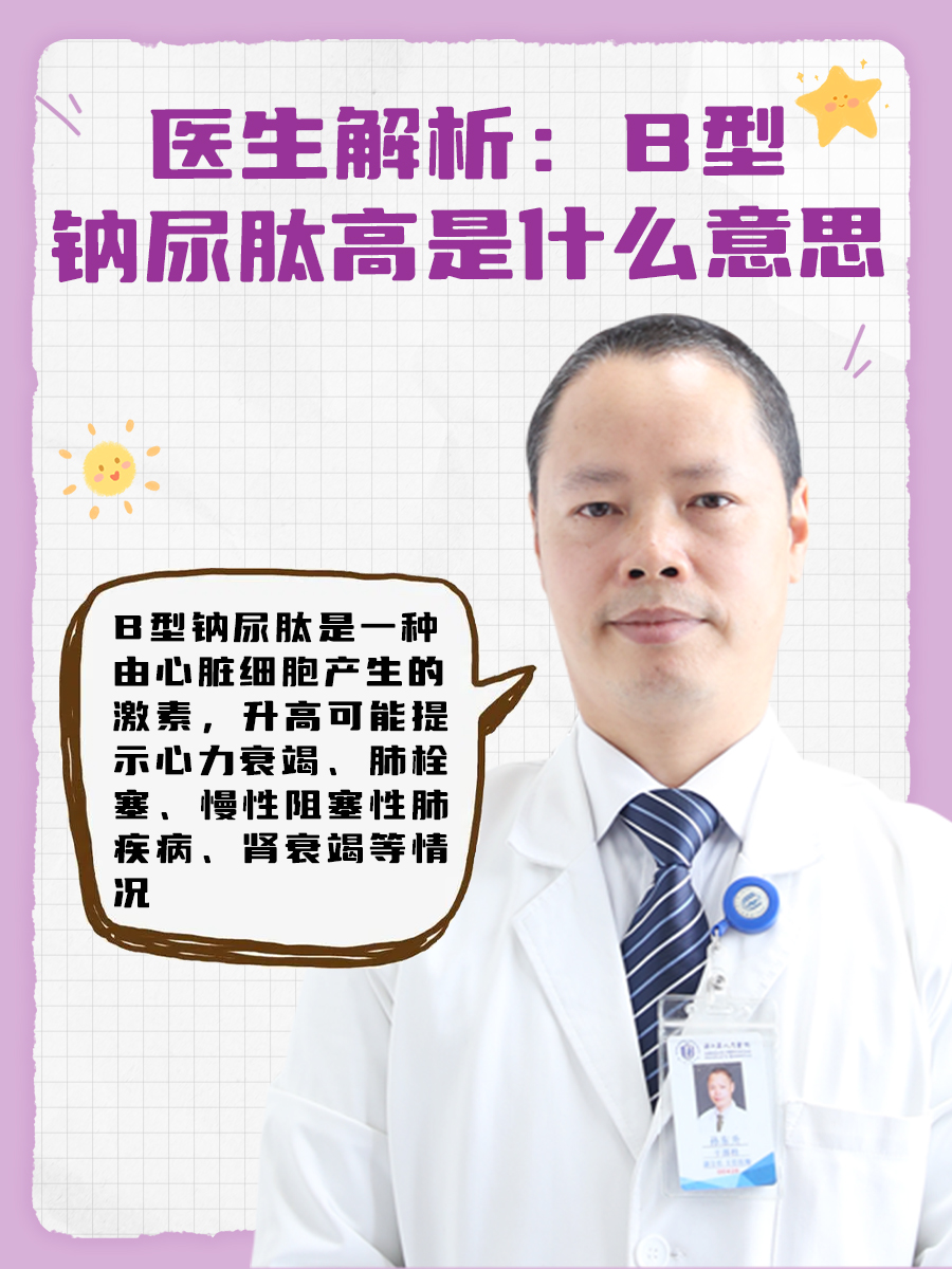 医生解析：B型钠尿肽高是什么意思
