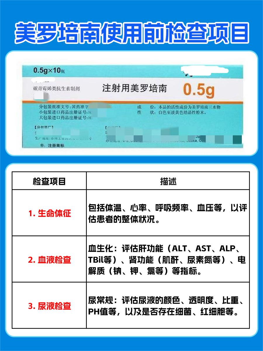 注射用美罗培南：对肝肾功能的影响有多少？