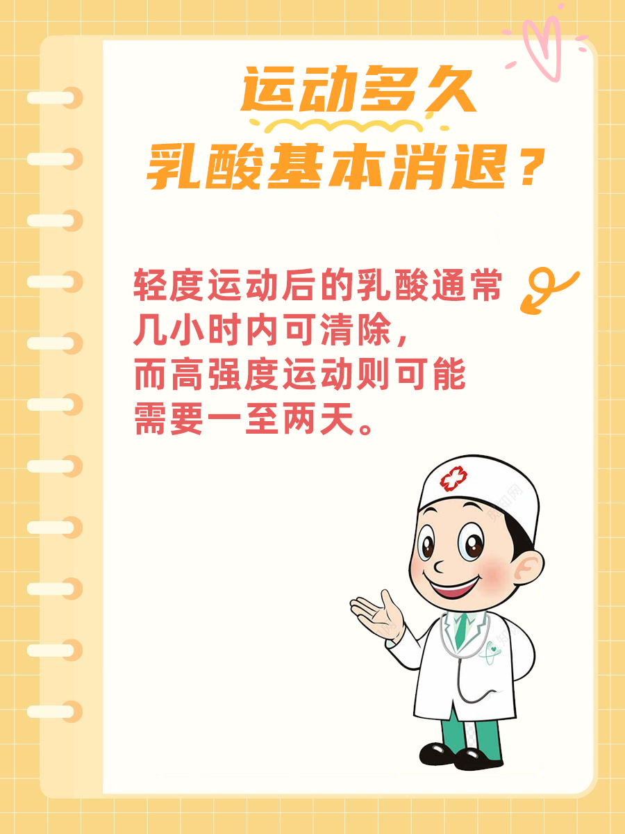 运动多久，乳酸基本被清除？揭秘！