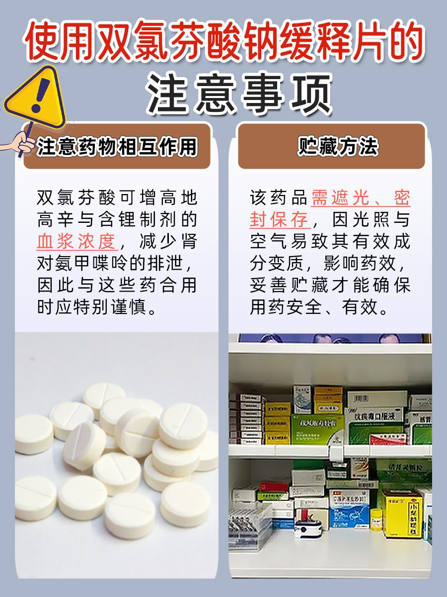 双氯芬酸钠缓释片，每日最多吃几片别吃错！