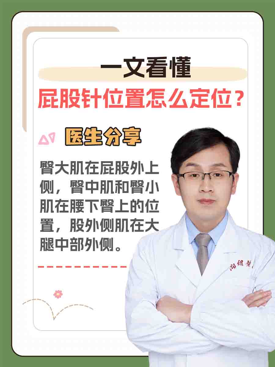 医生分享：一文看懂屁股针位置怎么定位？