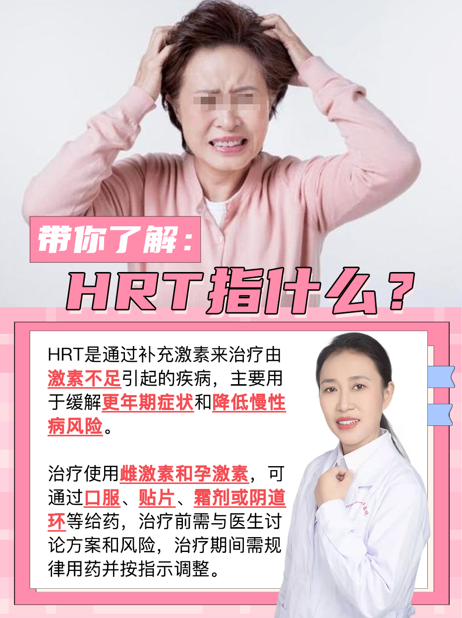 带你了解：HRT指什么？