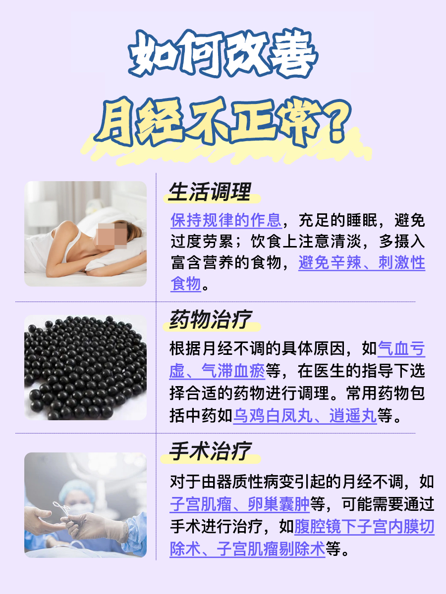 月经不正常时，医院应检查哪些项目？