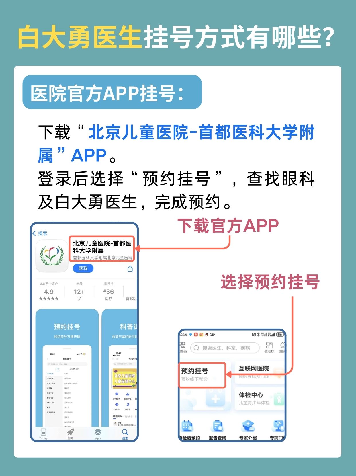 北京儿童医院白大勇医生怎么样?怎么挂号?