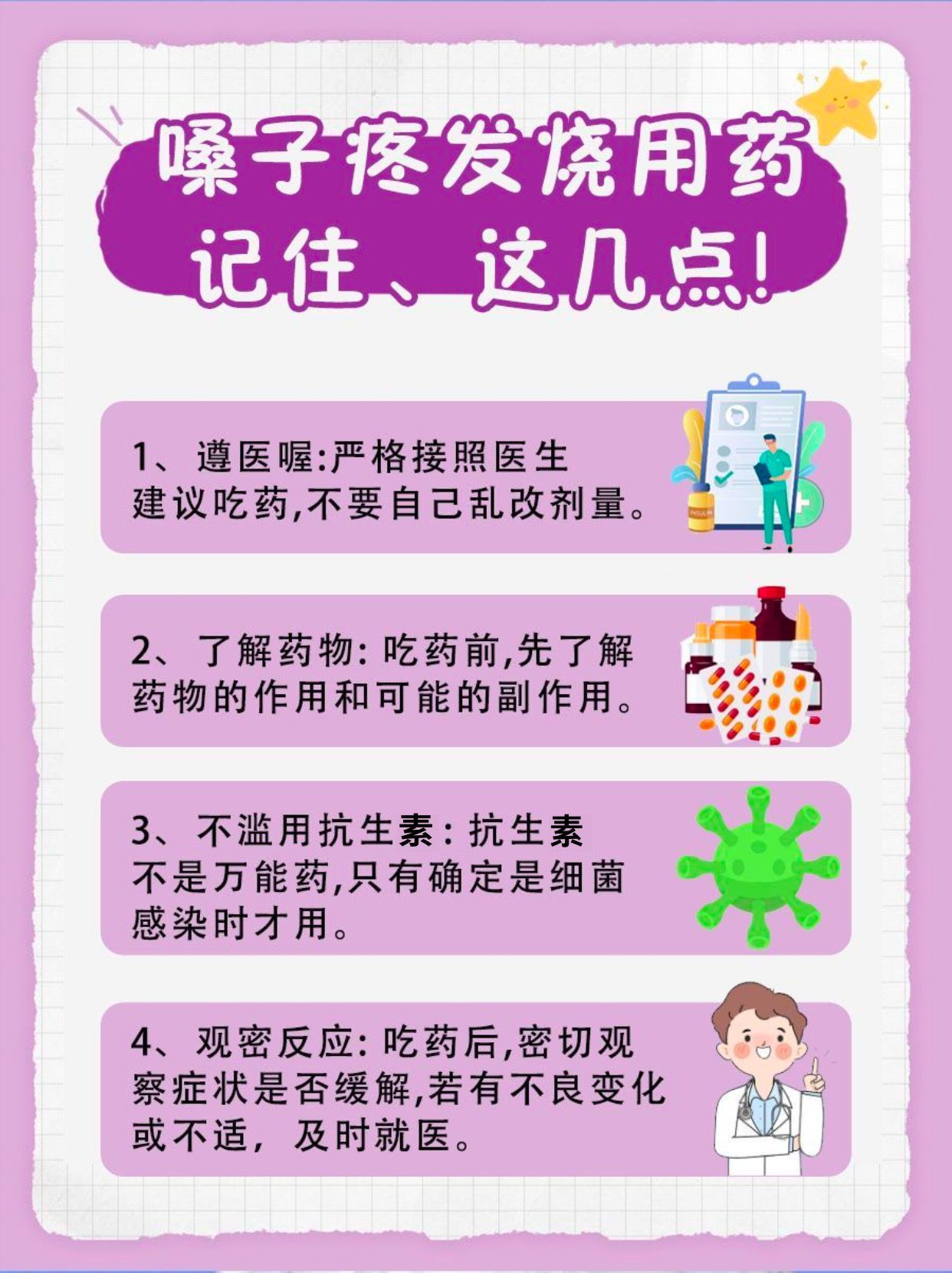 用药直通车|嗓子疼发烧?选对药,没烦恼!