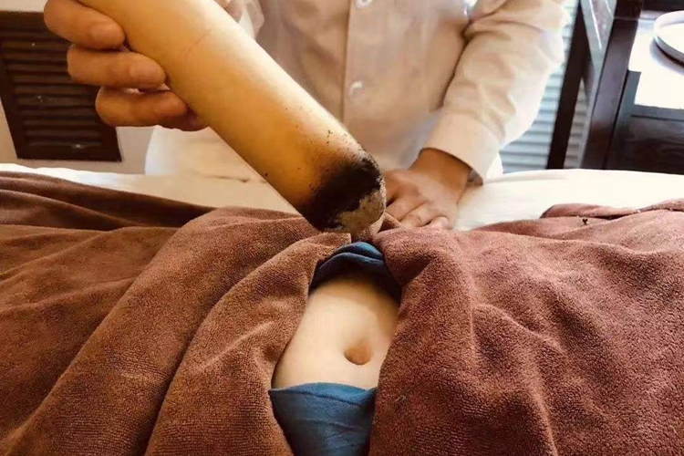 艾条熏肚子的正确熏法图