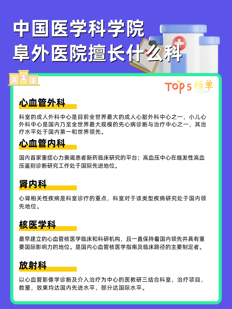 中国医学科学院阜外医院擅长什么科