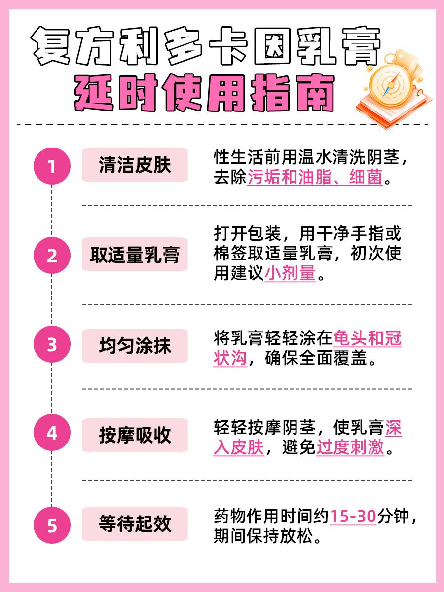 爱情保鲜：复方利多卡因乳膏延时正确使用方法！