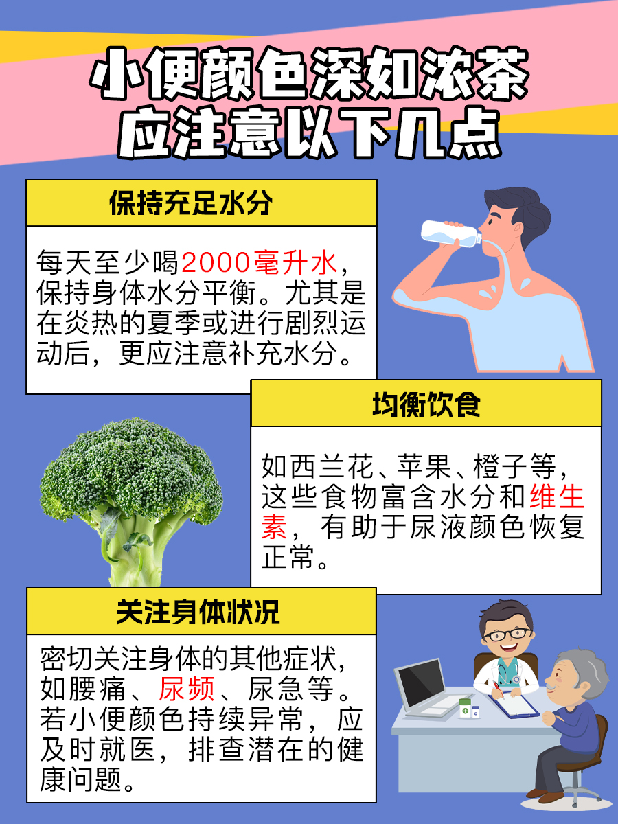 小便颜色深如浓茶?探索背后的原因