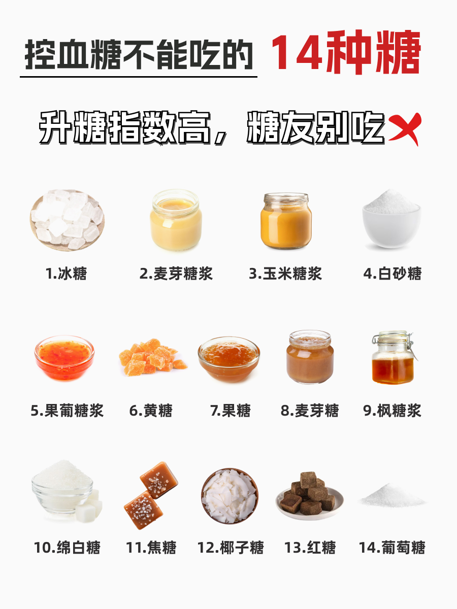 糖尿病人可以吃哪些糖，冰糖能吃吗？